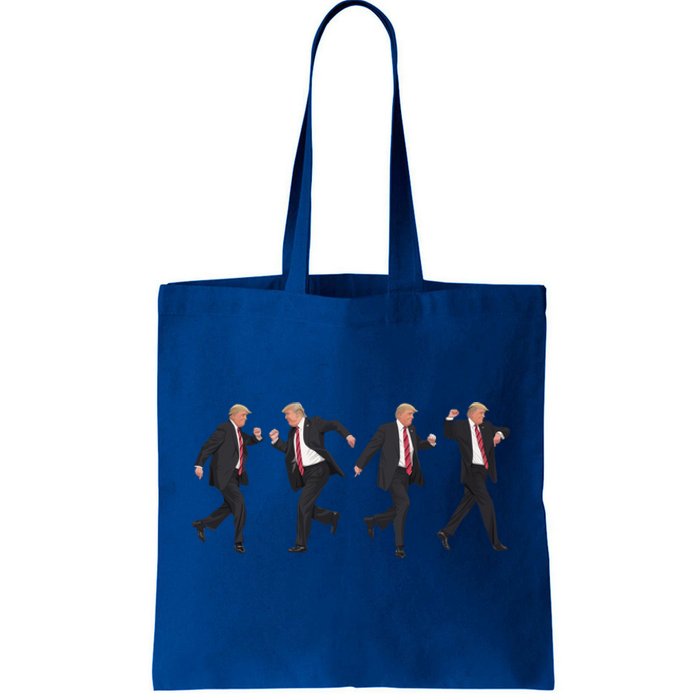 Donald Trump Dancing 2024 Patriotism Cute Gift Tote Bag