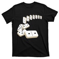 Dominoes Tiles Domino Player Dominoes Lover T-Shirt