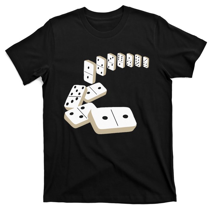 Dominoes Tiles Domino Player Dominoes Lover T-Shirt