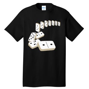 Dominoes Tiles Domino Player Dominoes Lover Tall T-Shirt