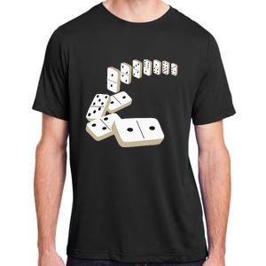 Dominoes Tiles Domino Player Dominoes Lover Adult ChromaSoft Performance T-Shirt