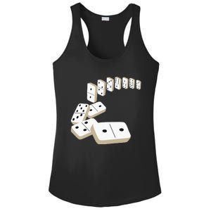 Dominoes Tiles Domino Player Dominoes Lover Ladies PosiCharge Competitor Racerback Tank