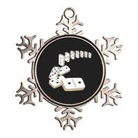 Dominoes Tiles Domino Player Dominoes Lover Metallic Star Ornament