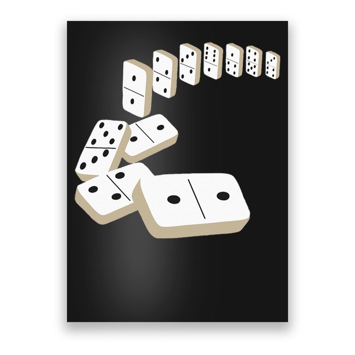 Dominoes Tiles Domino Player Dominoes Lover Poster