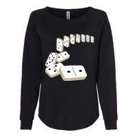 Dominoes Tiles Domino Player Dominoes Lover Womens California Wash Sweatshirt