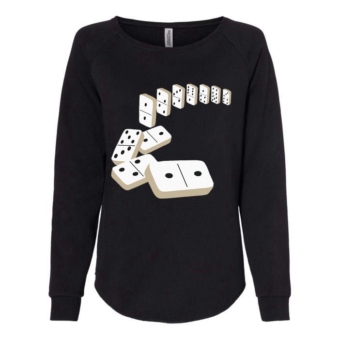 Dominoes Tiles Domino Player Dominoes Lover Womens California Wash Sweatshirt