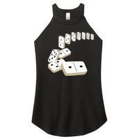 Dominoes Tiles Domino Player Dominoes Lover Women's Perfect Tri Rocker Tank