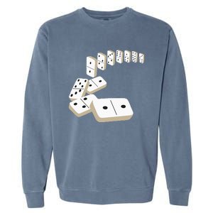 Dominoes Tiles Domino Player Dominoes Lover Garment-Dyed Sweatshirt