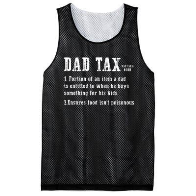 Dad Tax Definition Portion Of An Item A Dad Is Entitled Mesh Reversible Basketball Jersey Tank