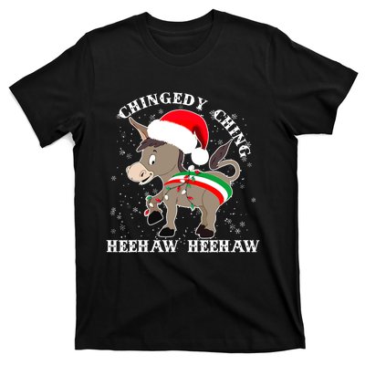 Dominick The Donkey Chingedy Ching Italian Christmas Donkey T-Shirt