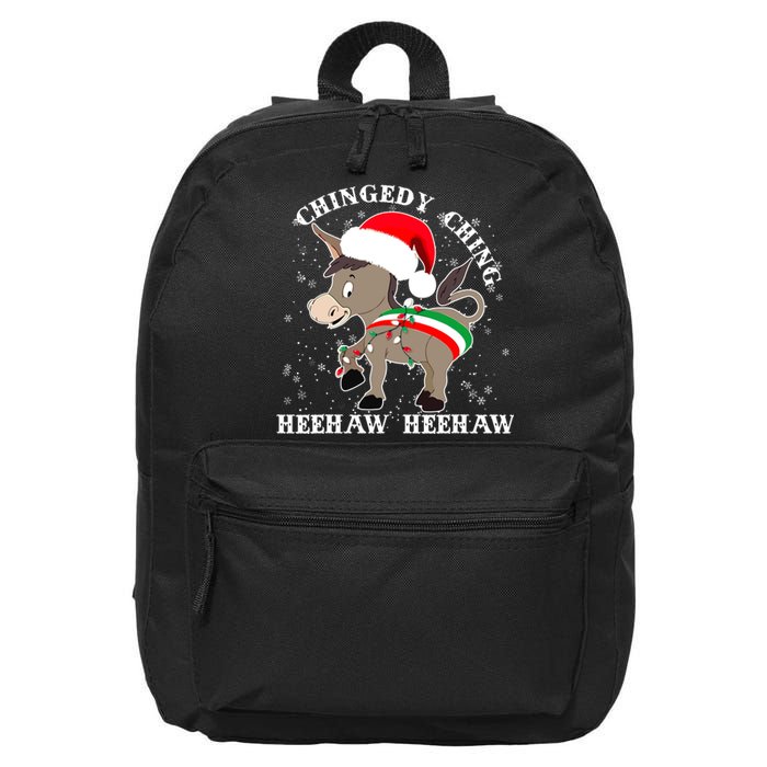 Dominick The Donkey Chingedy Ching Italian Christmas Donkey 16 in Basic Backpack