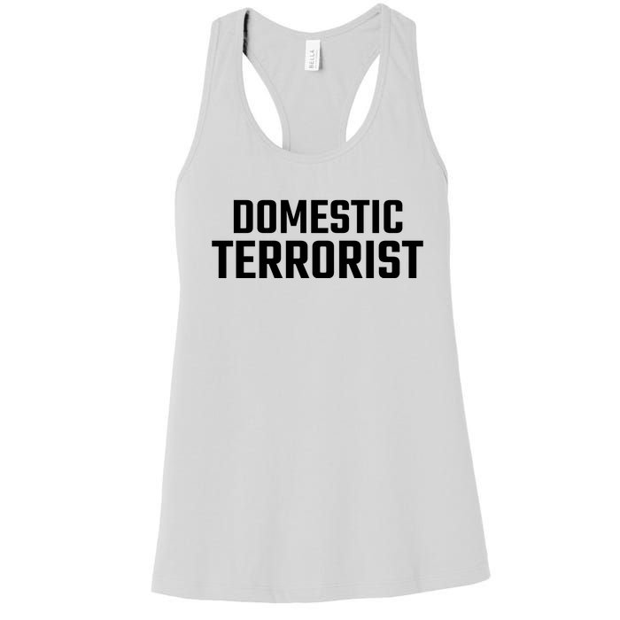 Domestic Terrorist Women's Racerback Tank