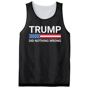 Donald Trump Did Nothing Wrong Mesh Reversible Basketball Jersey Tank