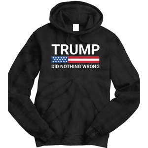 Donald Trump Did Nothing Wrong Tie Dye Hoodie