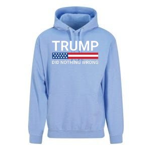 Donald Trump Did Nothing Wrong Unisex Surf Hoodie