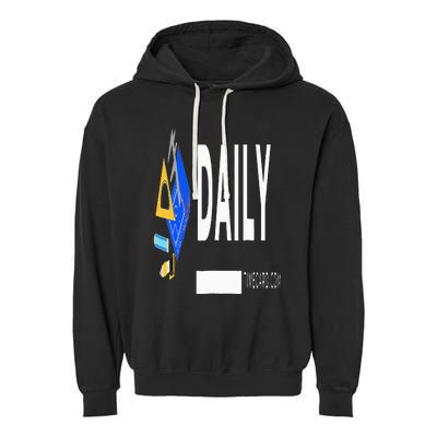 Daily Timecard Garment-Dyed Fleece Hoodie