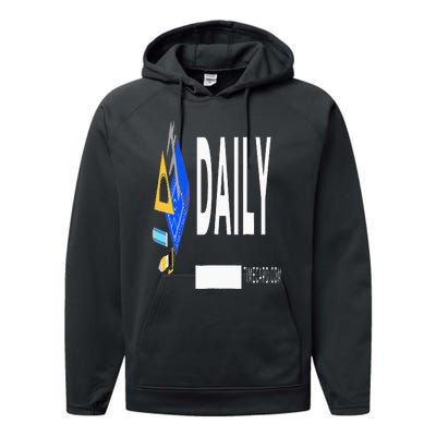 Daily Timecard Performance Fleece Hoodie