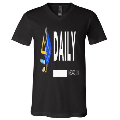 Daily Timecard V-Neck T-Shirt