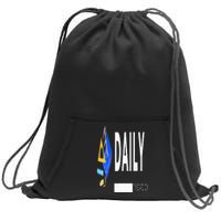 Daily Timecard Sweatshirt Cinch Pack Bag