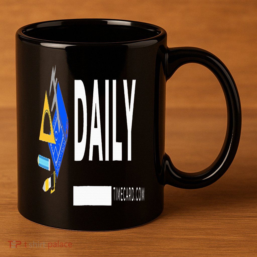Daily Timecard 11oz C Handle Ceramic Mug