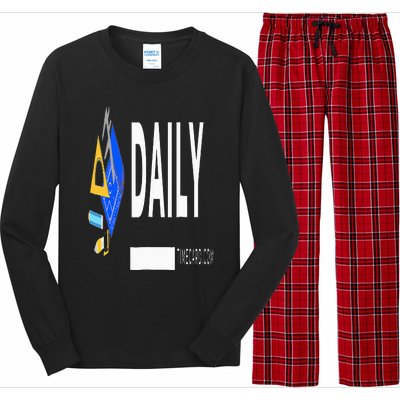 Daily Timecard Long Sleeve Pajama Set