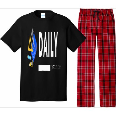 Daily Timecard Pajama Set