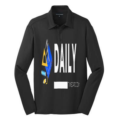 Daily Timecard Silk Touch Performance Long Sleeve Polo