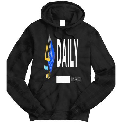 Daily Timecard Tie Dye Hoodie