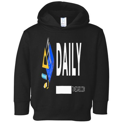 Daily Timecard Toddler Hoodie