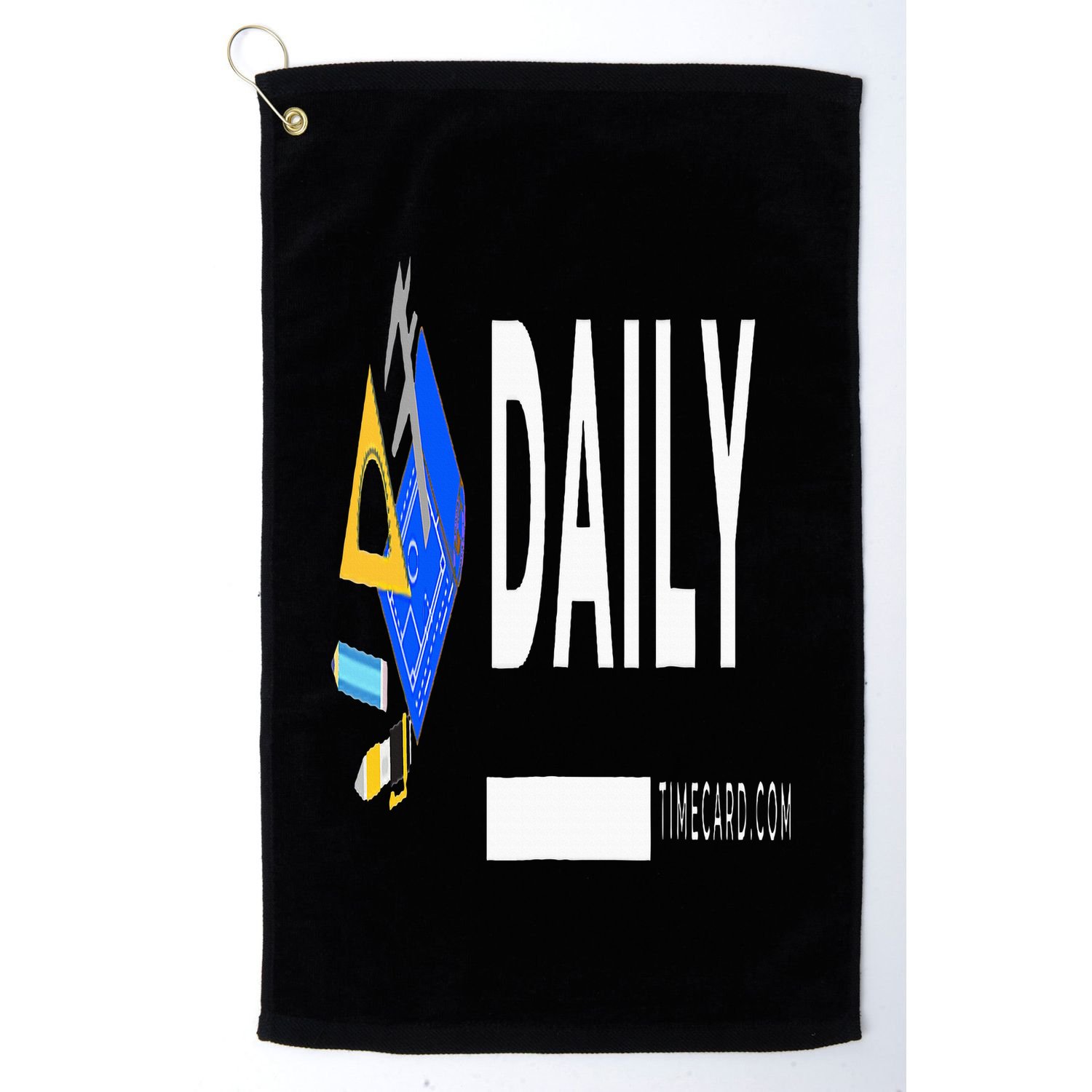 Daily Timecard Golf Towel