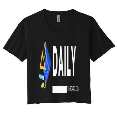 Daily Timecard Crop Top