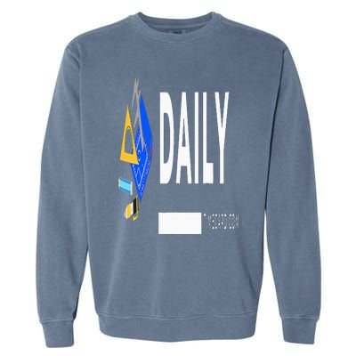 Daily Timecard Garment-Dyed Sweatshirt