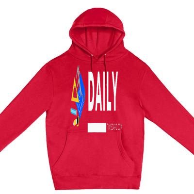 Daily Timecard Premium Pullover Hoodie