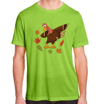 Dabbing Turkey Dabbing Thanksgiving Turkey Day Costume Cool Gift Adult ChromaSoft Performance T-Shirt