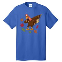 Dabbing Turkey Dabbing Thanksgiving Turkey Day Costume Cool Gift Tall T-Shirt