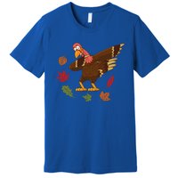 Dabbing Turkey Dabbing Thanksgiving Turkey Day Costume Cool Gift Premium T-Shirt