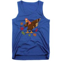 Dabbing Turkey Dabbing Thanksgiving Turkey Day Costume Cool Gift Tank Top