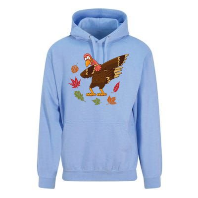 Dabbing Turkey Dabbing Thanksgiving Turkey Day Costume Cool Gift Unisex Surf Hoodie