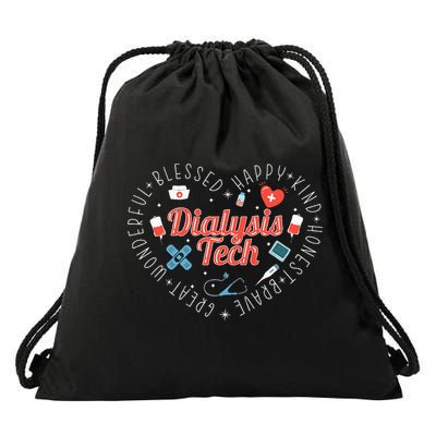 Dialysis Tech Dialysis Technician Drawstring Bag