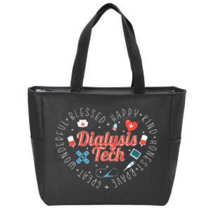 Dialysis Tech Dialysis Technician Zip Tote Bag