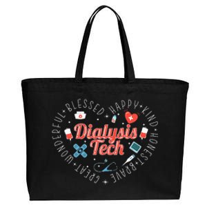 Dialysis Tech Dialysis Technician Cotton Canvas Jumbo Tote