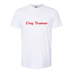 Dog Training Dog Trainer Gift Softstyle CVC T-Shirt