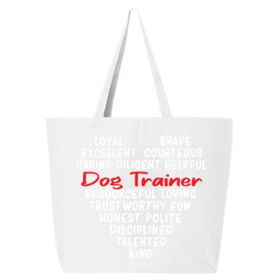 Dog Training Dog Trainer Gift 25L Jumbo Tote