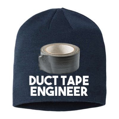 Duct Tape Dad Grandpa Funny Duct Tape Engineer Gift Sustainable Beanie