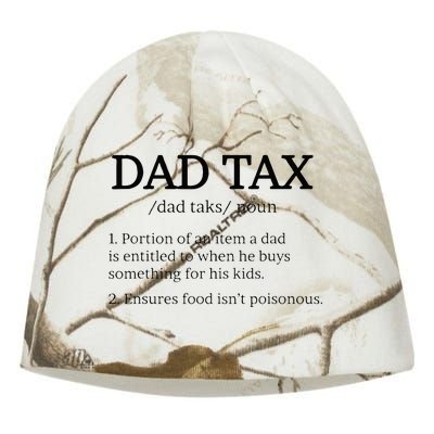 Dad Tax Dad Tax For Men Dad Tax Definition Kati - Camo Knit Beanie