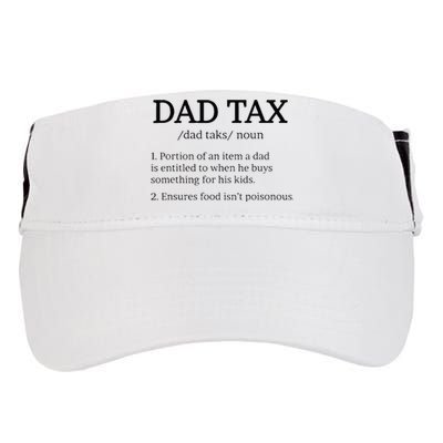 Dad Tax Dad Tax For Men Dad Tax Definition Adult Drive Performance Visor