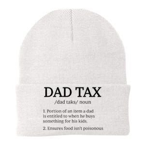 Dad Tax Dad Tax For Men Dad Tax Definition Knit Cap Winter Beanie