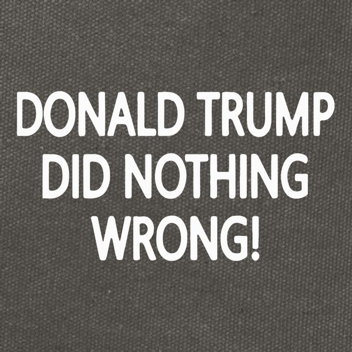 Donald Trump Did Nothing Wrong Cotton Canvas Backpack