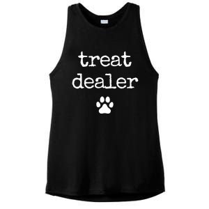 Dog Treat Dealer Funny Humor Dog Owner Dog Treats Dog Lover Funny Gift Ladies PosiCharge Tri-Blend Wicking Tank