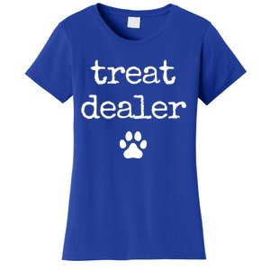 Dog Treat Dealer Funny Humor Dog Owner Dog Treats Dog Lover Funny Gift Women's T-Shirt